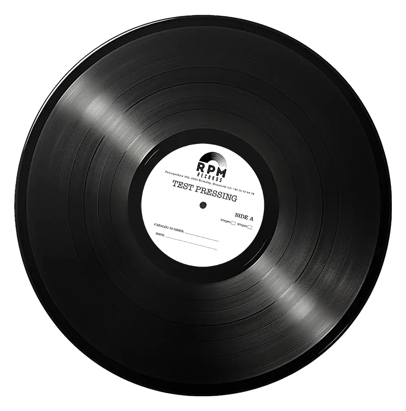 image of a record with RPM Records printed on the center label