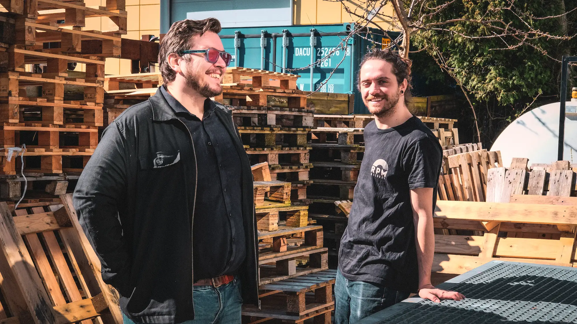 Image of RPM Records' CEO, Gudmundur, and Mathias, the company COO