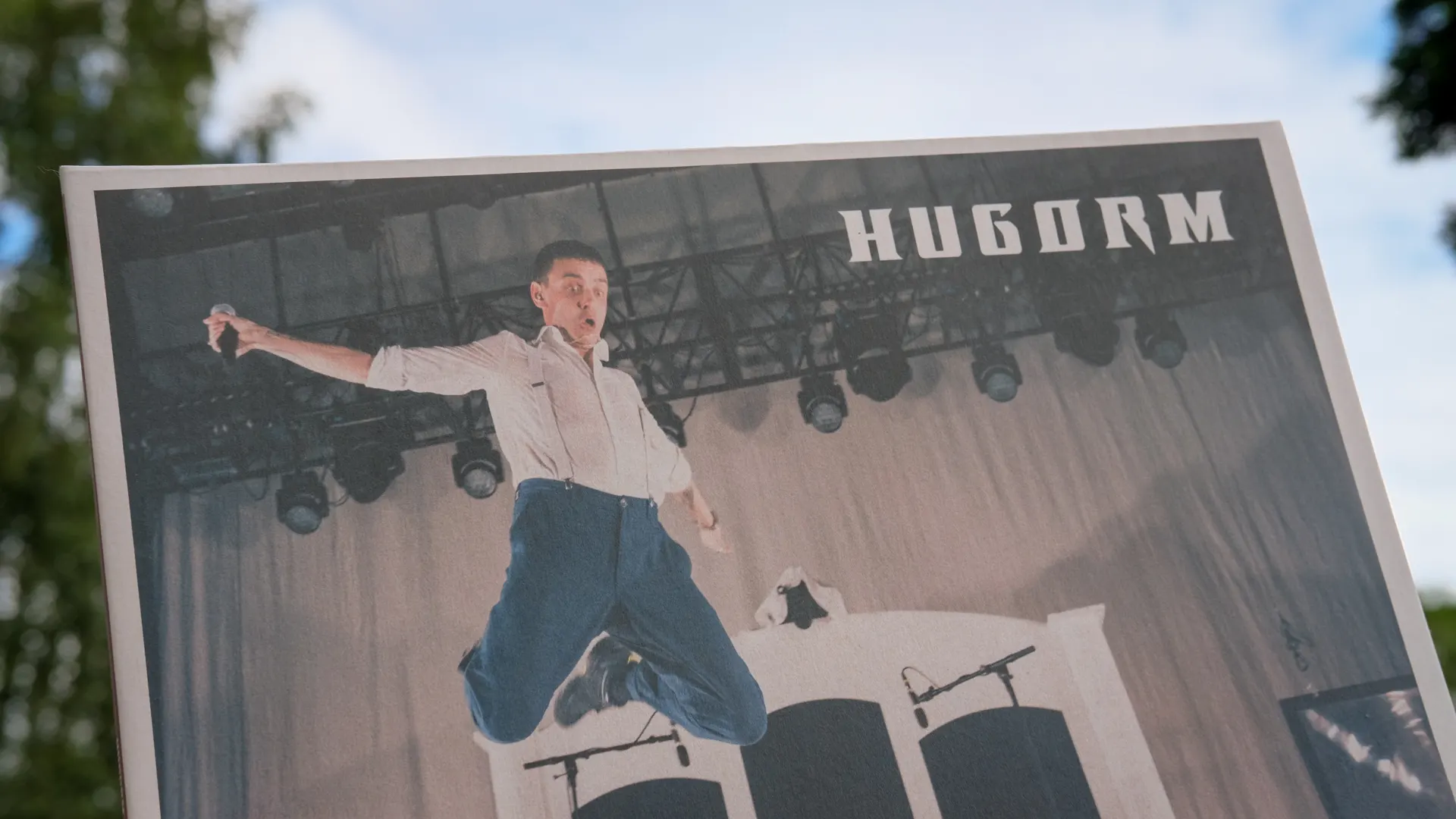 Record cover of Hugorm's live at Vega record